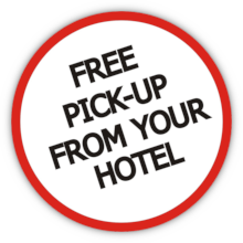 free pick up from your hotel